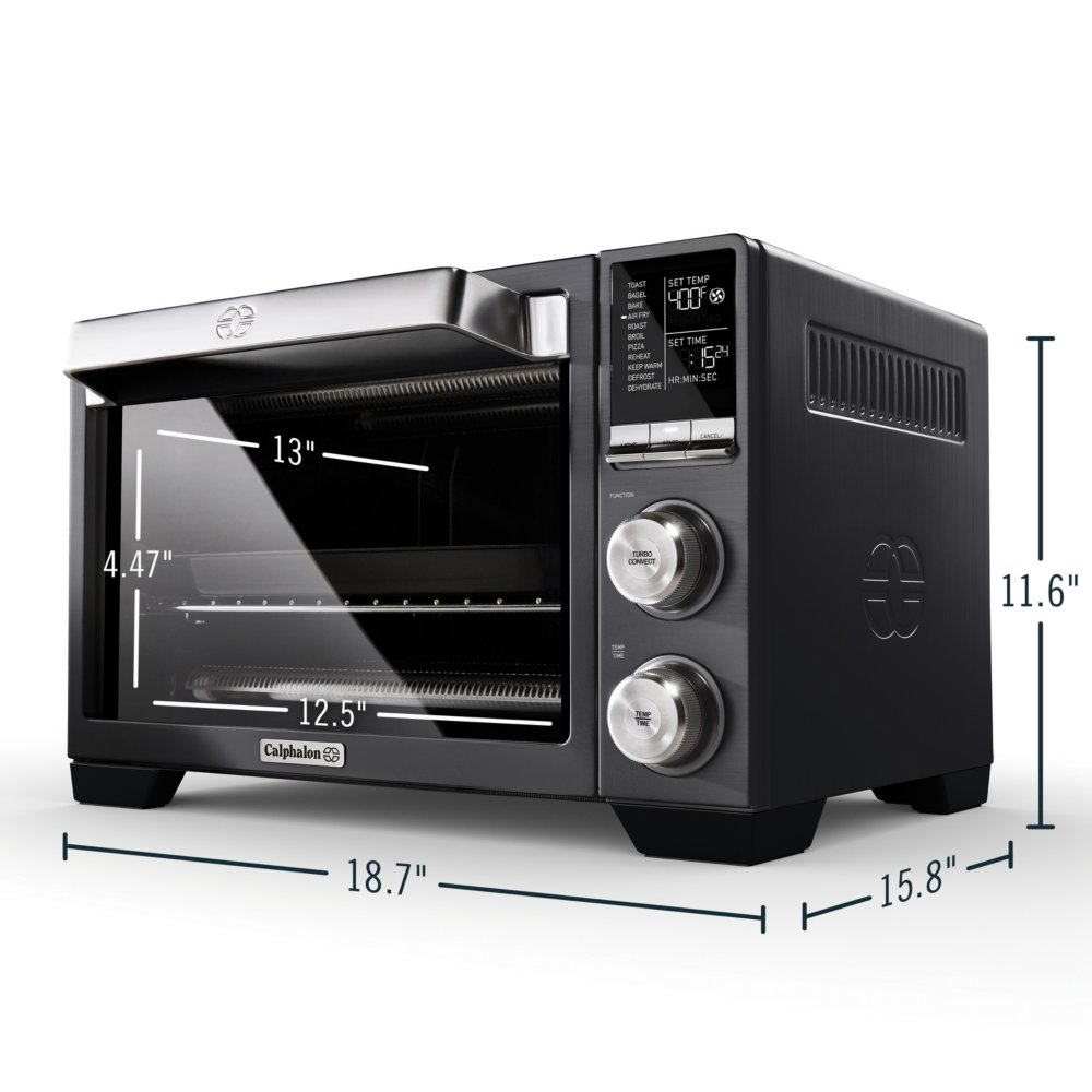 Calphalon quartz heat 2025 convection toaster oven